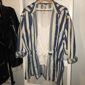 Vintage stripped denim jacket ❤️